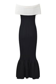 Freder Off Shoulder Bow Midi Dress
