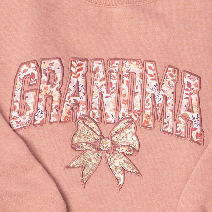 Grandma Embellished Crewneck Sweatshirt