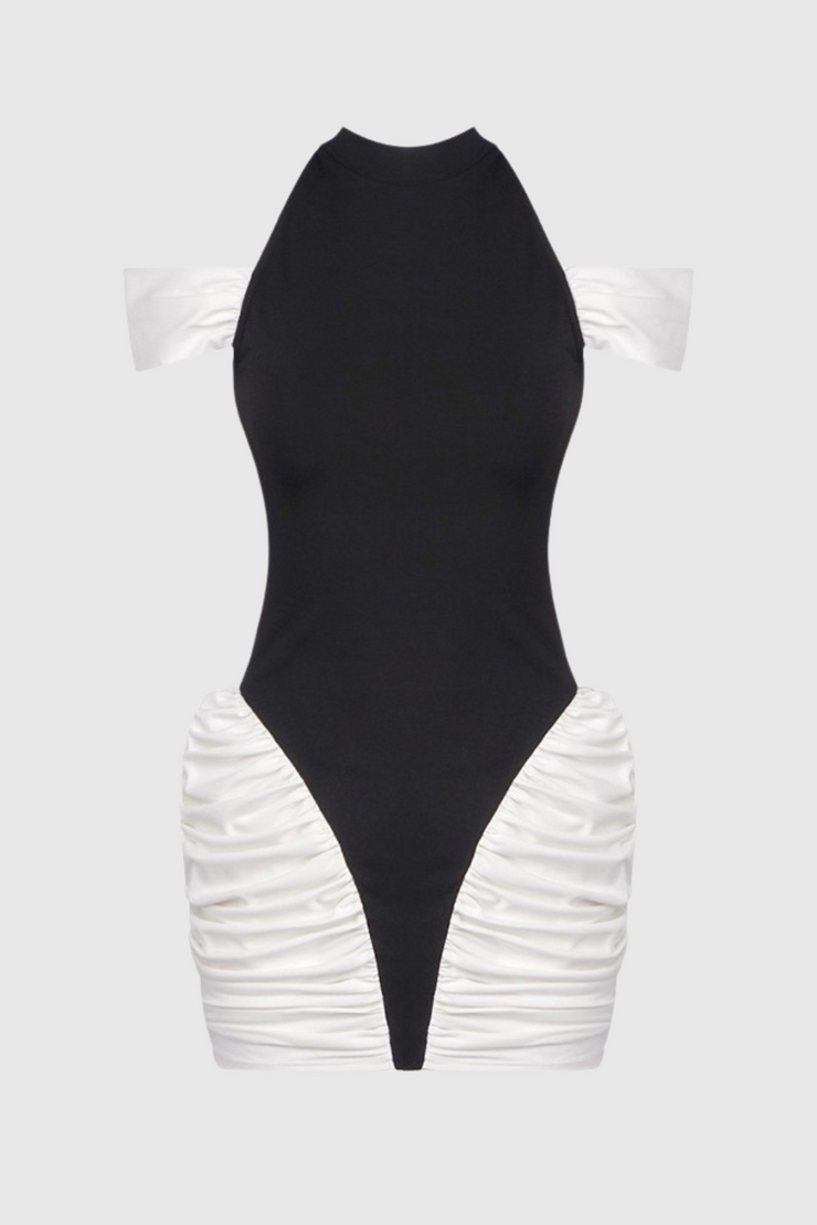 Jerrya Ruched Mini Dress