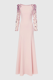 Lafay Sequin Embellished Maxi Dress - Pink