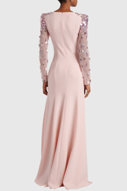 Lafay Sequin Embellished Maxi Dress - Pink