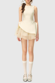 Liechti Floral Layer Mini Dress