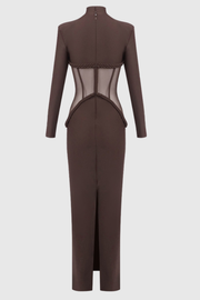 Mistey Corset Rope-embeliished Maxi Dress