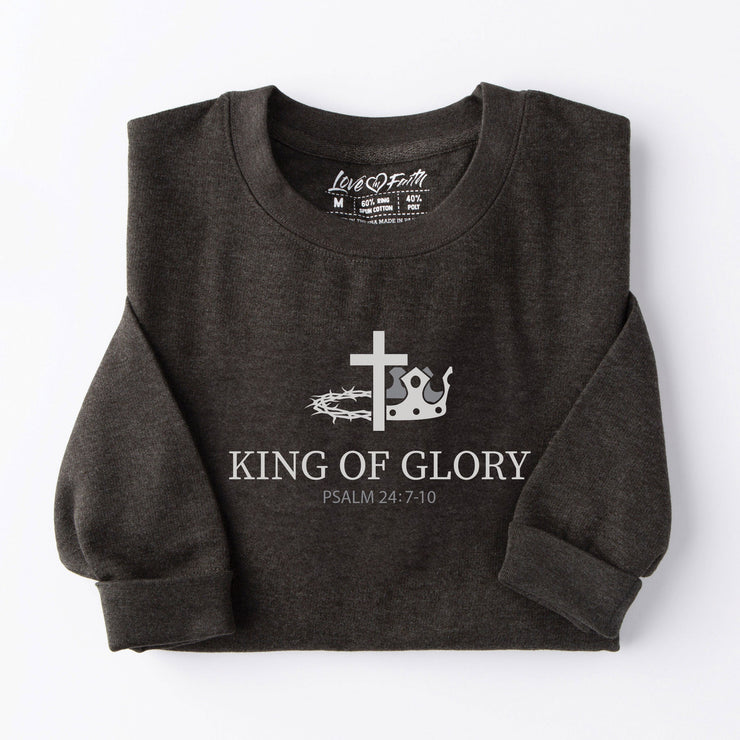 King of Glory Embroidered Crewneck Sweatshirt