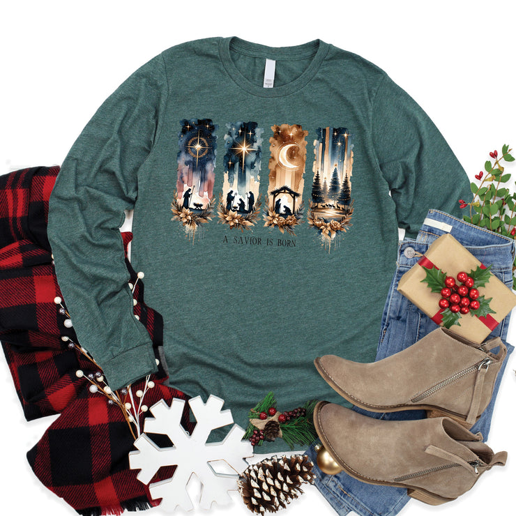 A Savior Is Born Long Sleeve