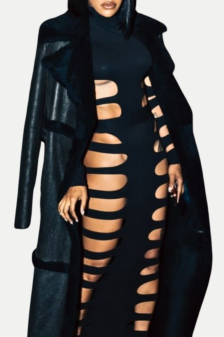 Mvette Cutout Skirt Two Piece Set