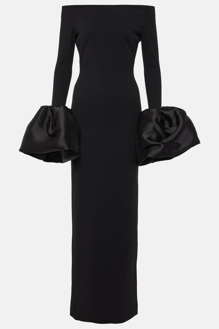 Olindan Off Shoulder Maxi Dress - Black