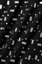 Peyton Crystal Embellished Mesh Maxi Dress