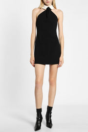 Prisa Halter Mini Bandage Dress