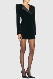 Retta Velvet Mini Blazer Dress