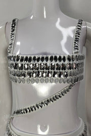 Ruby Diamante Bandage Set