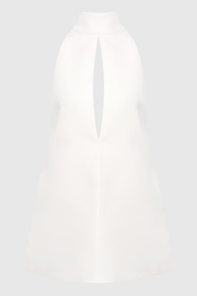 Ruven Sleeveless Cutout Mini Dress - White