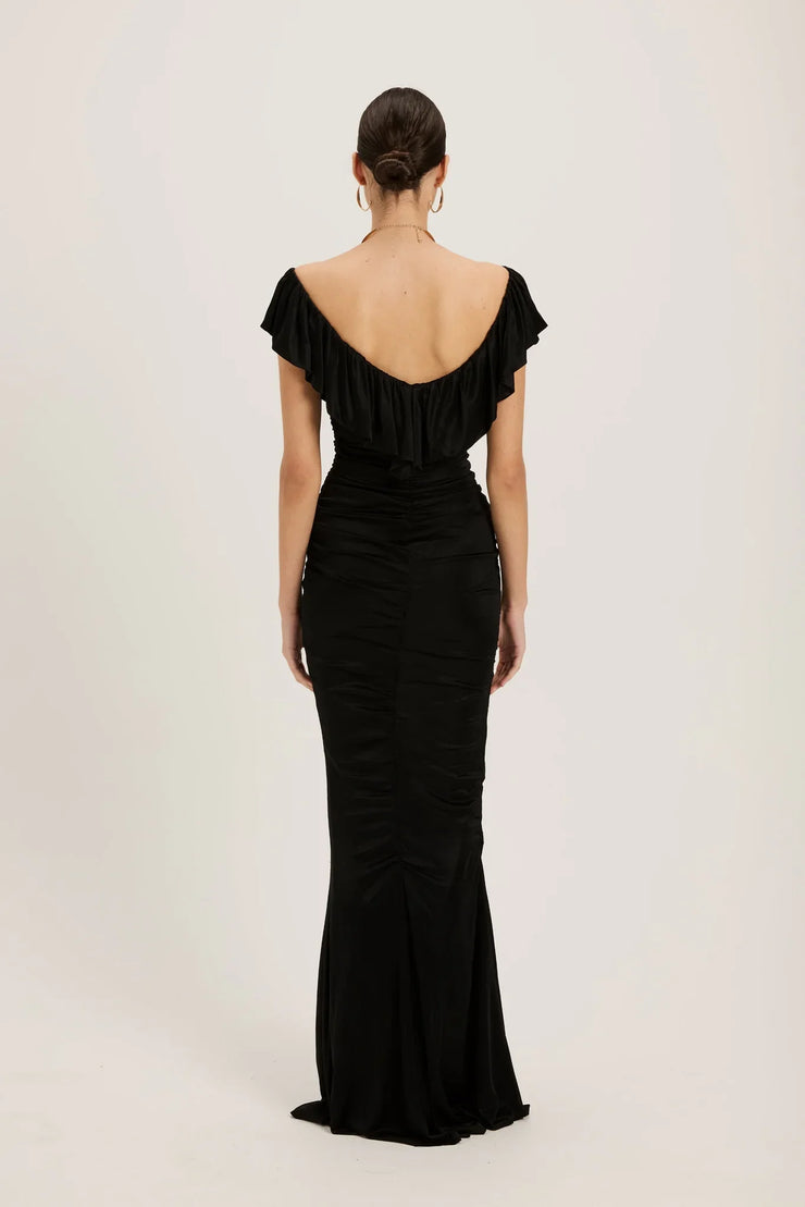 Sexy Raglan Sleeve Slim-Fit Fishtail Skirt