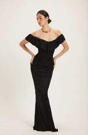 Sexy Raglan Sleeve Slim-Fit Fishtail Skirt