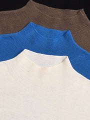 Annalise Mock Neck 100% Merino Wool Sweater