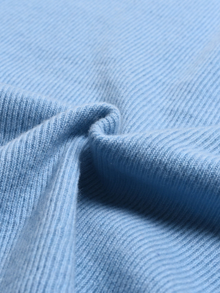 Abby Mock Neck Ribbed Sweater