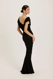 Sexy Raglan Sleeve Slim-Fit Fishtail Skirt