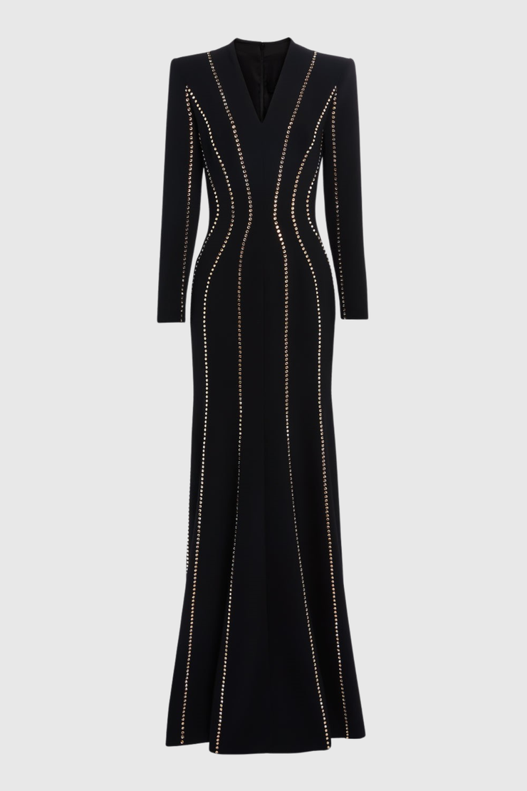 Sanja Crystal Embellished Maxi Dress