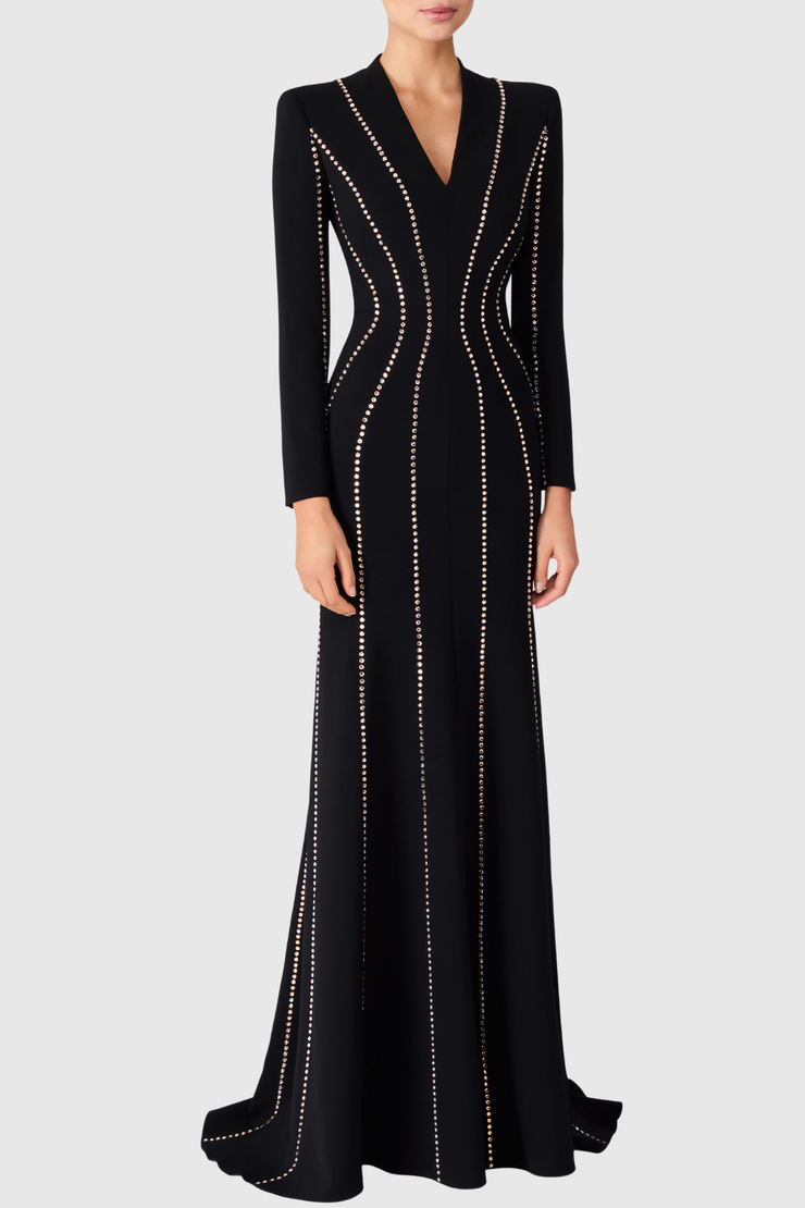 Sanja Crystal Embellished Maxi Dress