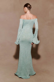 Sexy off-the-Shoulder Loose Long Sleeve Dress