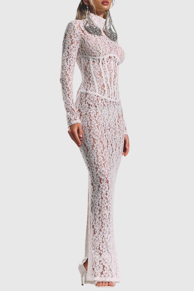 Susmita Lace Corset Maxi Dress