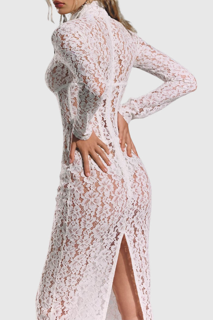 Susmita Lace Corset Maxi Dress