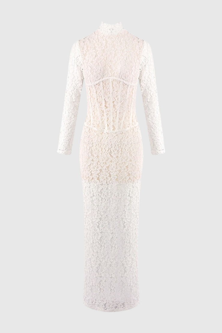 Susmita Lace Corset Maxi Dress