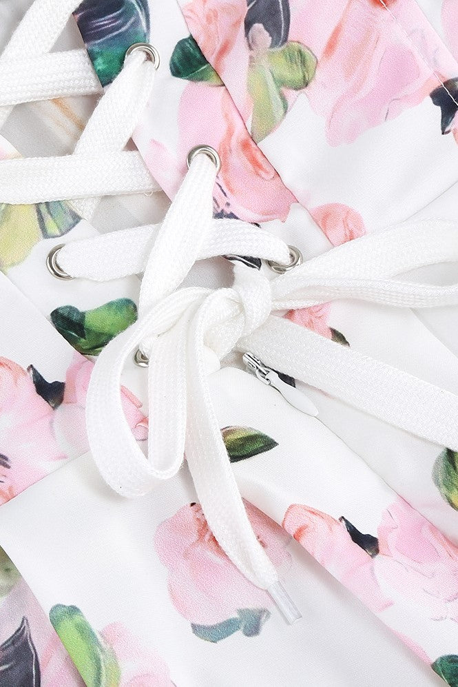 Trinity Printed Strapless Maxi Dress