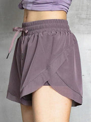 Solid Loose Sports Shorts