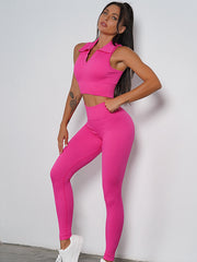 Skinny Wrap Solid Color Yoga Bottoms