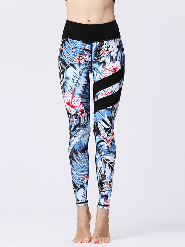 Floral Printed High Waist Leggings