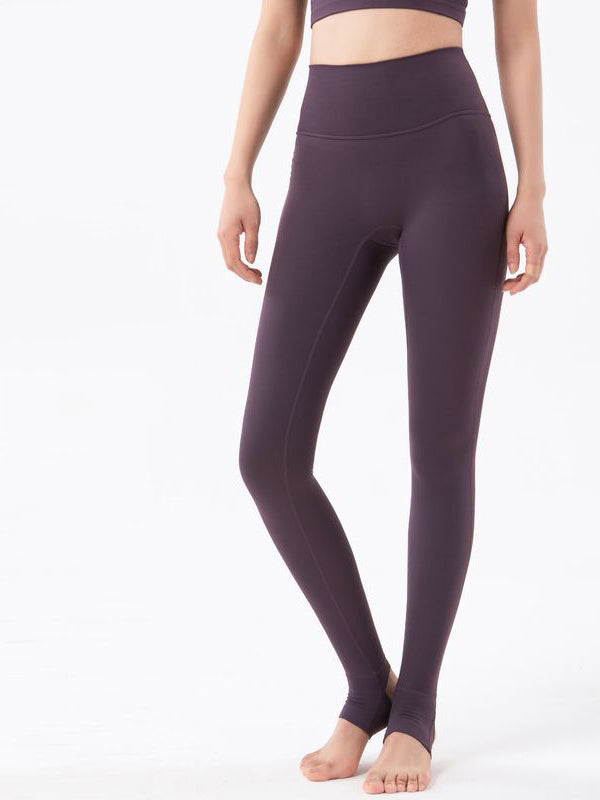 Step On The Feet To Show A Thin Peach Hip Fitness Yoga Legging