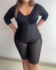 High Compression Mid-length Sleeves Full Body Shaperwear