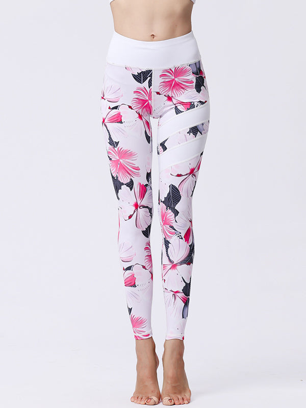 Floral Printed High Waist Leggings