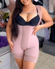 Front Buckle Tummy Control Shaping Romper