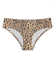 Sexy Leopard Print Seamless Briefs Low Waist One Piece Underwear