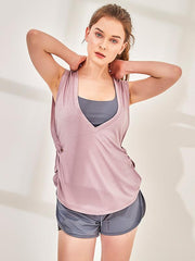 Loose Split-Joint Sports Vest Top