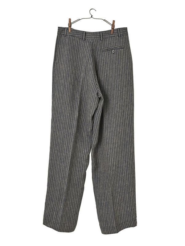 Casual Striped Simple Linen Women's Pants