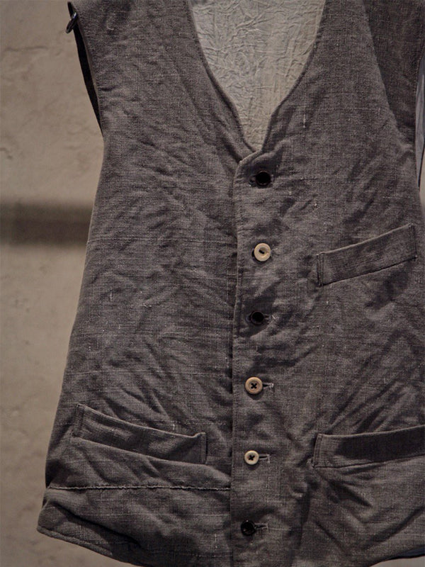 Cotton And Linen Vest