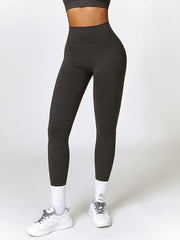 Skinny Leg Wrap Contrast Color High-Waisted Tights Leggings