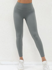 Skinny Wrap High-Waisted Pockets Solid Color Tights Leggings