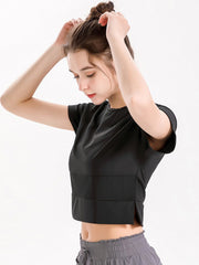 Loose Short Sleeve Breathable Flexible Sport Top