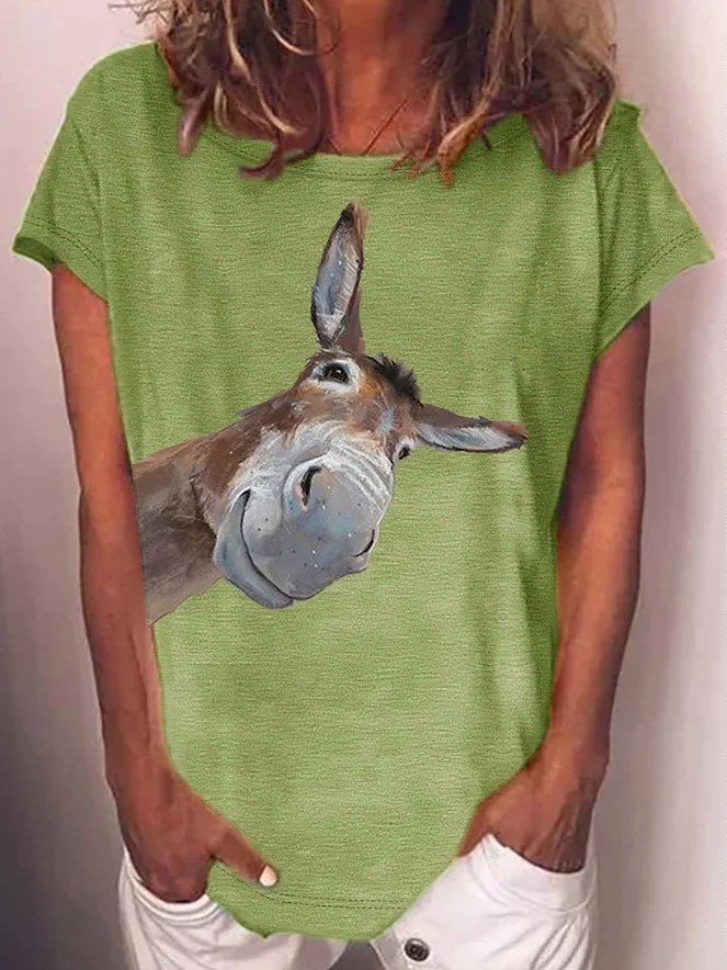 Donkey Print Women's T-shirt