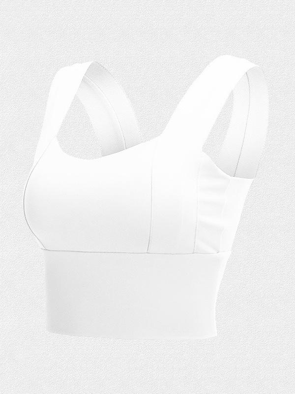 Wrap Solid Quick Dry Sleeveless Yoga Bra