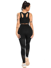 Breathable Back Cutout Yoga Suits