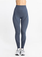 Skinny Wrap Yoga Bottoms High-Waisted Solid Color Leggings