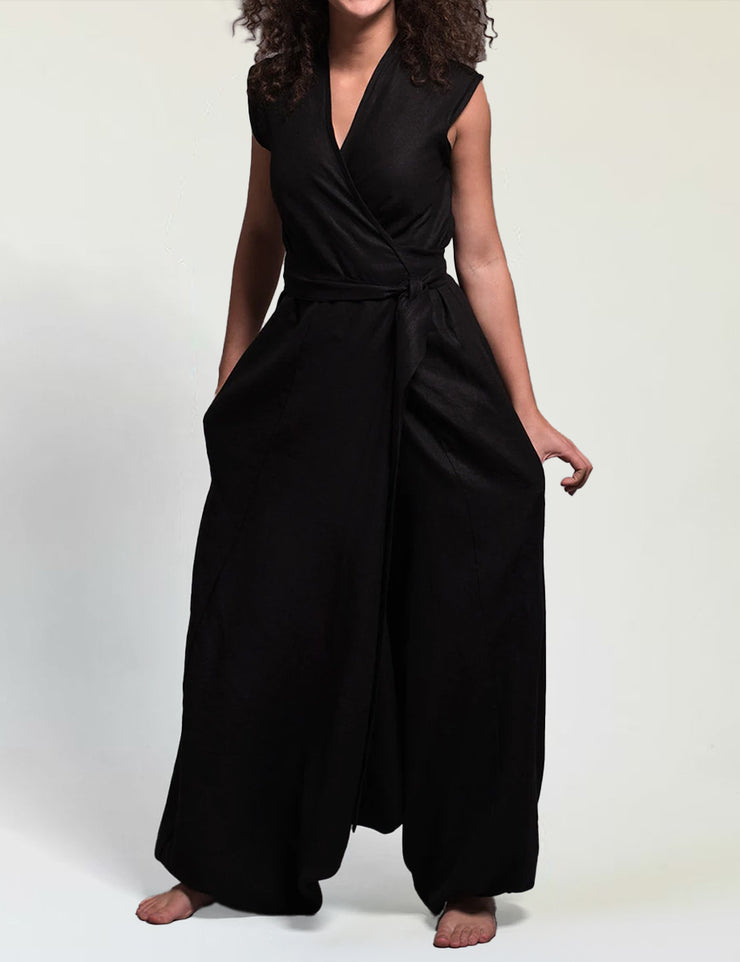 Tess Convertible Linen Jumpsuit