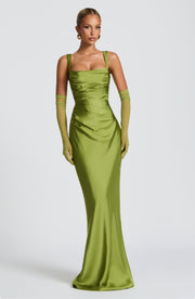 Calanthe Maxi Dress - Olive