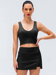 Simple Bra&Pantskirt Tennis Sports Suits