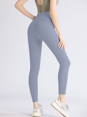 Skinny Leg Wrap Solid Color Leggings